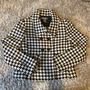 Ann Taylor Houndstooth Jacket